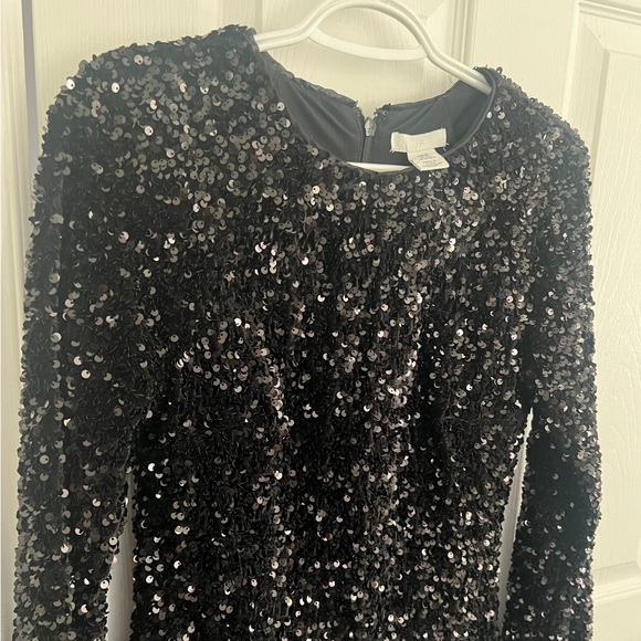 H&M Black Sequence Party Dress - Picture 3 of 6